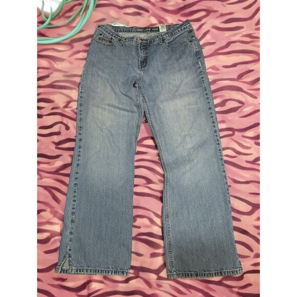 Vintage Cruel Girl Jeans Blue Denim Low Rise‎ Relaxed Loose Leg Size 17-R (READ) - Picture 1 of 16